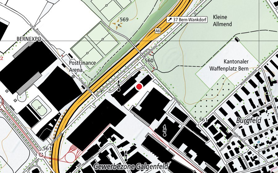 Carte indiquant l’emplacement de bimano (Terrain de sport)