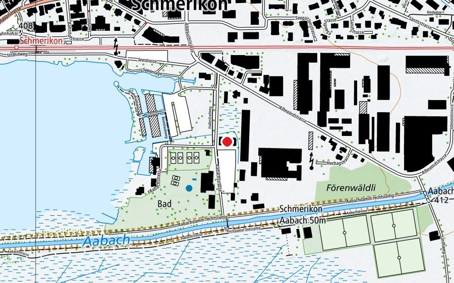 Carte indiquant l’emplacement de Bocciaclub San Giacomo (Terrain de sport)