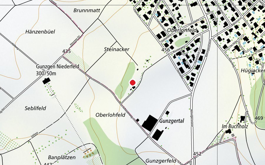 Map showing the location of Boxerclub Kappel (Sports field)