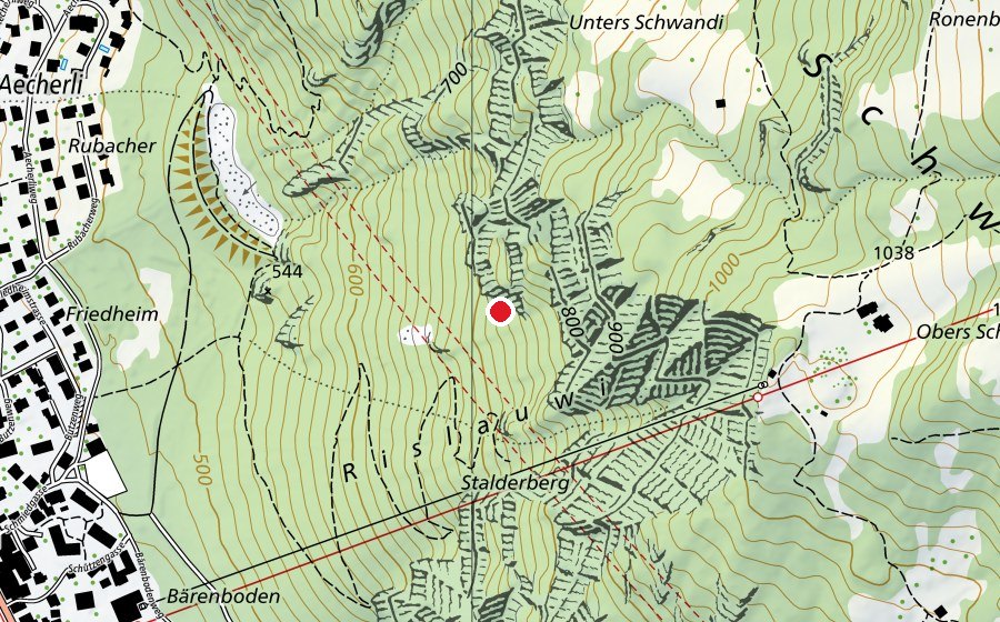 Carte indiquant l’emplacement de Efeu (Terrain de sport)