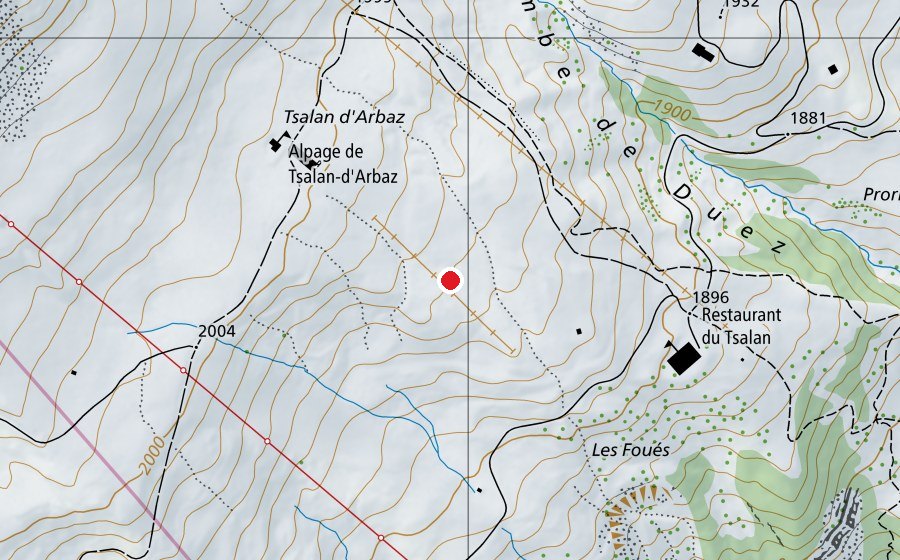 Carte indiquant l’emplacement de FlyPark (Terrain de sport)