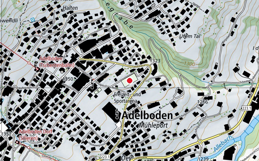 Carte indiquant l’emplacement de Gurtnermatte (Terrain de sport)