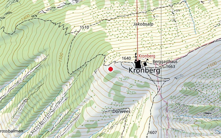 Carte indiquant l’emplacement de Kronberg (Terrain de sport)