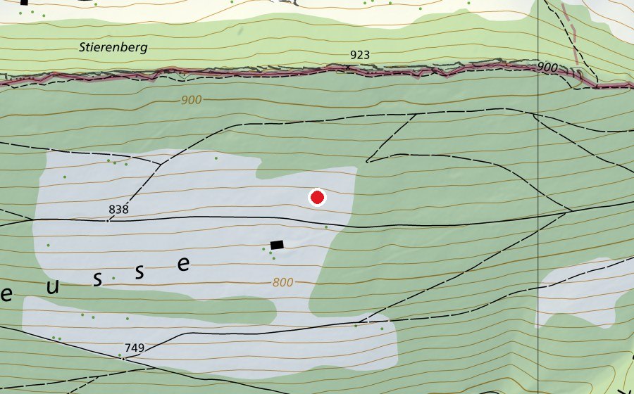 Carte indiquant l’emplacement de La machine à coudre (Terrain de sport)