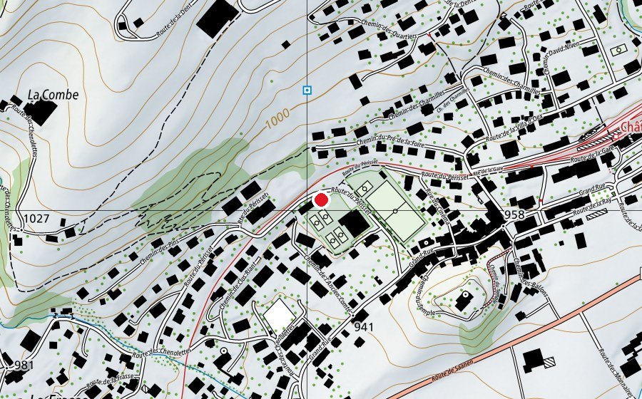 Carte indiquant l’emplacement de Le Bowling du Parc (Terrain de sport)
