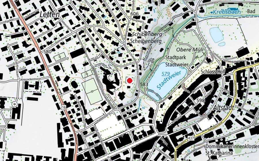 Carte indiquant l’emplacement de Outdoor Tennis (Terrain de sport)