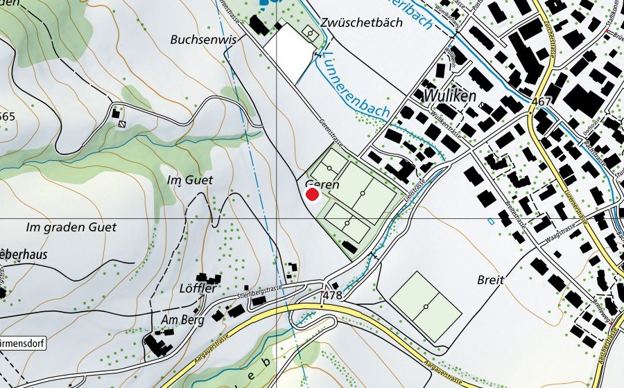 Mappa con la posizione di Pump n' Ride Track (Campo sportivo)