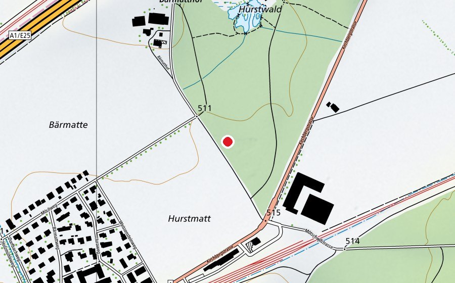 Carte indiquant l’emplacement de Pumptrack (Terrain de sport)
