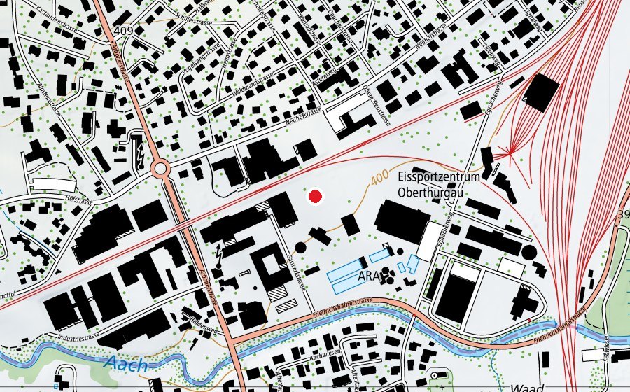 Mappa con la posizione di RC Rennstrecke (Campo sportivo)