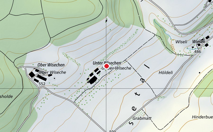 Mappa con la posizione di Reitplatz Firma Stemmlers AG (Campo sportivo)