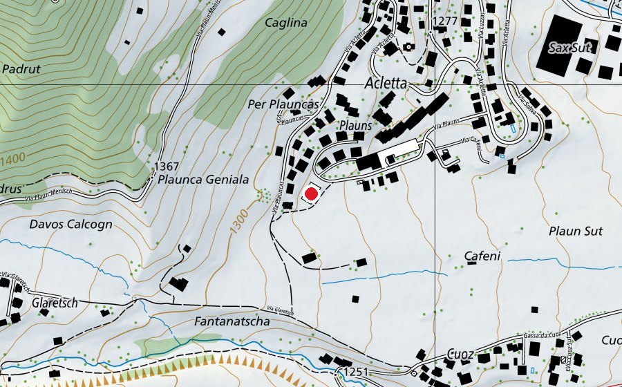 Mappa con la posizione di Reka Fussballplatz (Campo sportivo)