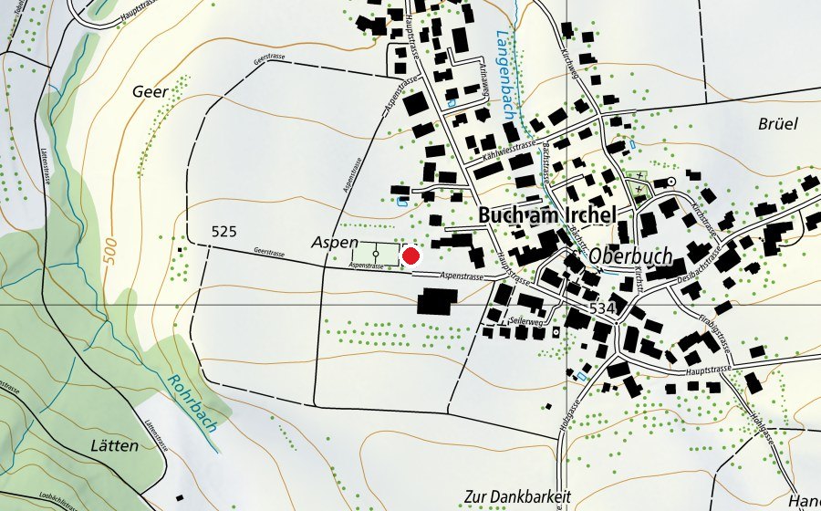 Mappa con la posizione di Roterplatz (Campo sportivo)