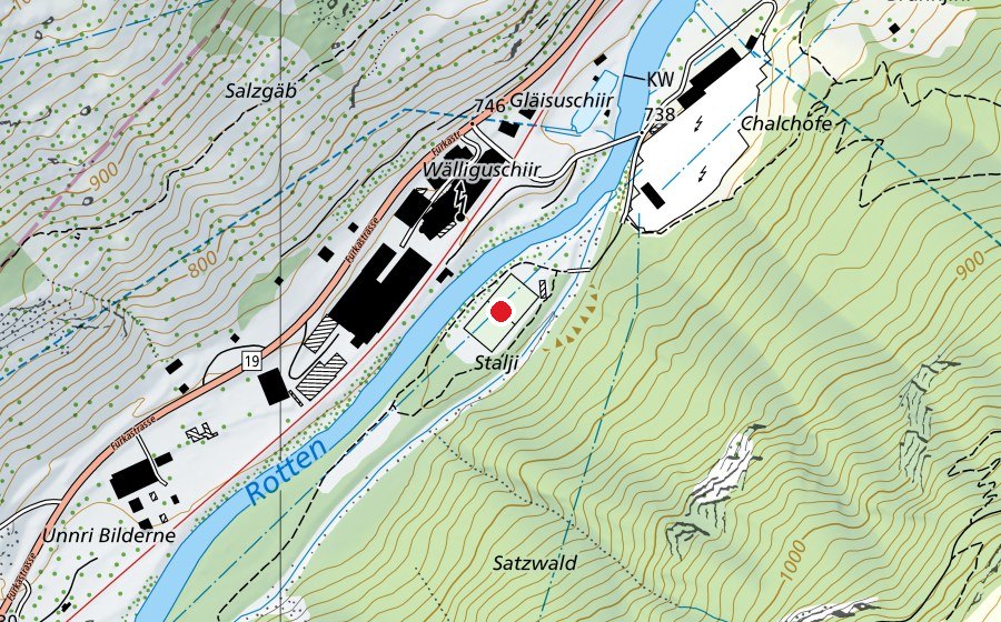 Mappa con la posizione di Sand (Campo sportivo)