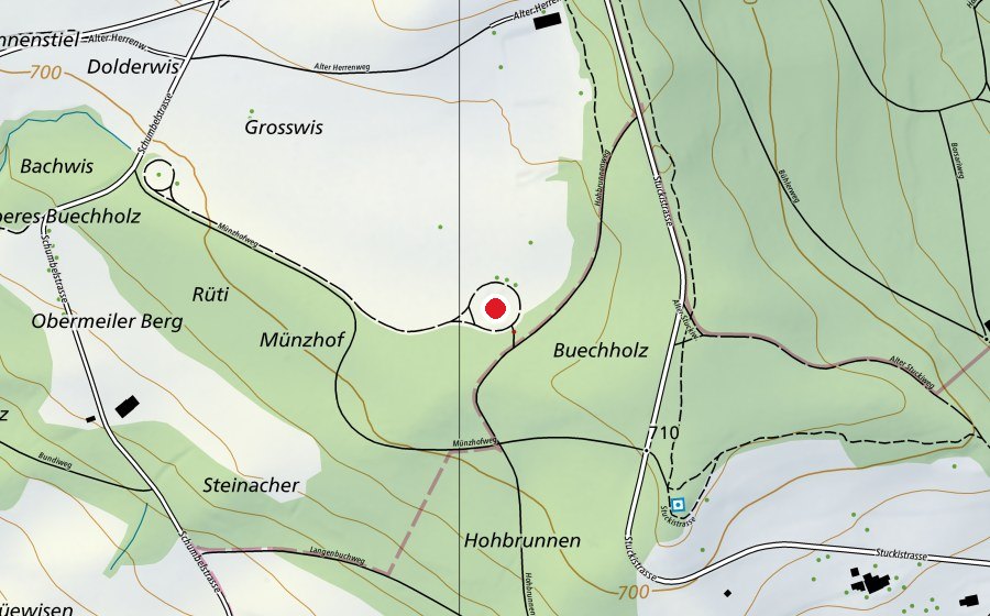 Karte mit dem Standort von Sandviereck (Sportplatz)
