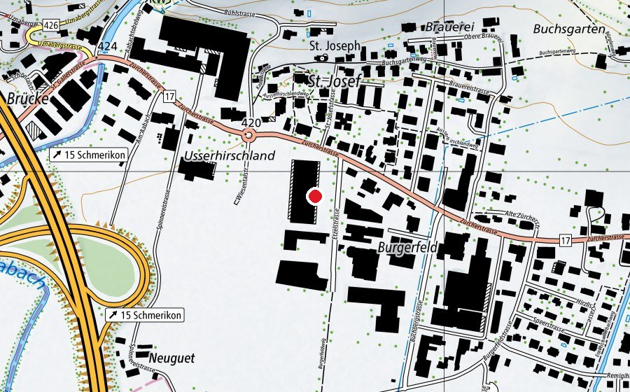 Map showing the location of Scale 28 RC Racing Lounge (Sports field)