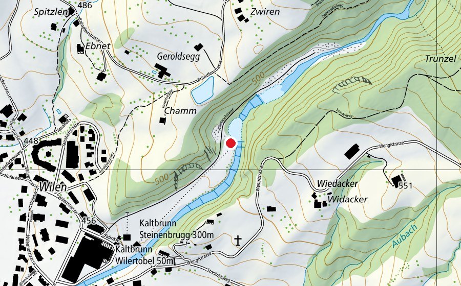 Carte indiquant l’emplacement de Scheibenstand (Terrain de sport)