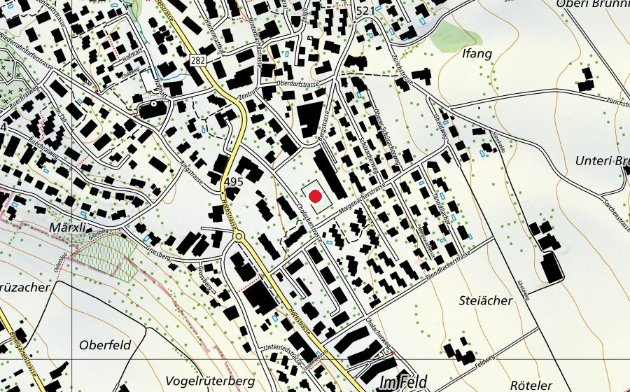 Mappa con la posizione di Schürächer (Campo sportivo)