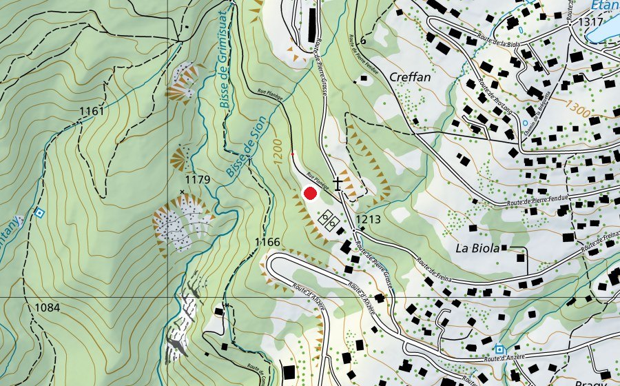 Mappa con la posizione di Skatepark (Campo sportivo)