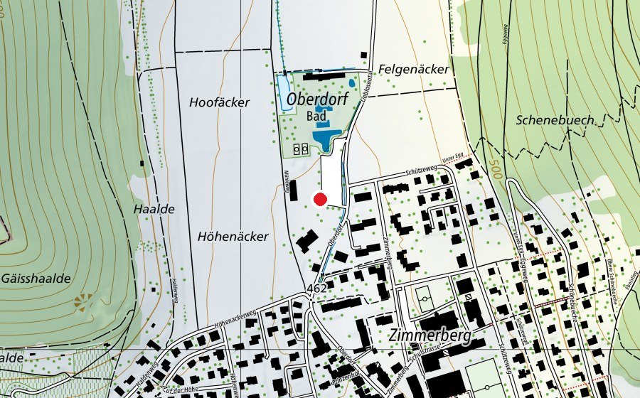 Map showing the location of Skatepark Beringen (Sports field)