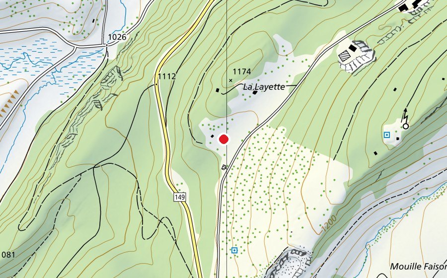 Carte indiquant l’emplacement de Société cynologique Sainte-Croix (Terrain de sport)
