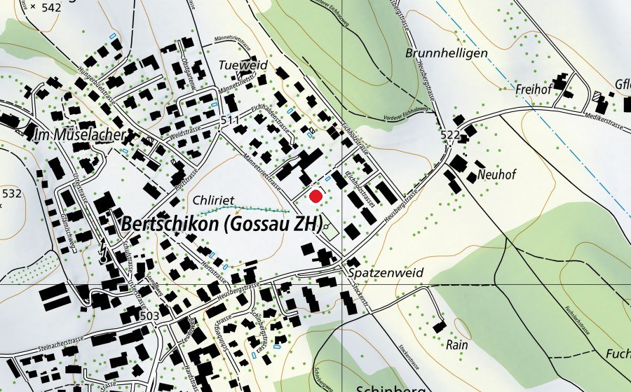 Mappa con la posizione di Sportpalatz (Campo sportivo)