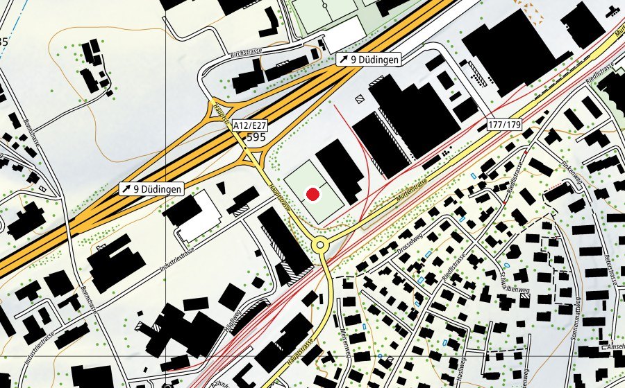Karte mit dem Standort von Sportplatz Sika (Sportplatz)
