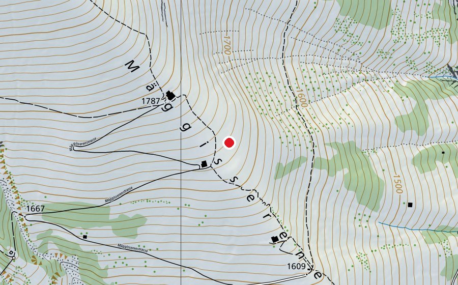 Carte indiquant l’emplacement de Startplatz Magissereneck SO-SW (Terrain de sport)