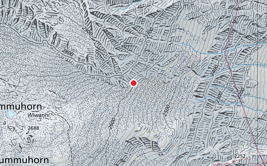 Carte indiquant l’emplacement de Steinadlerroute (Terrain de sport)