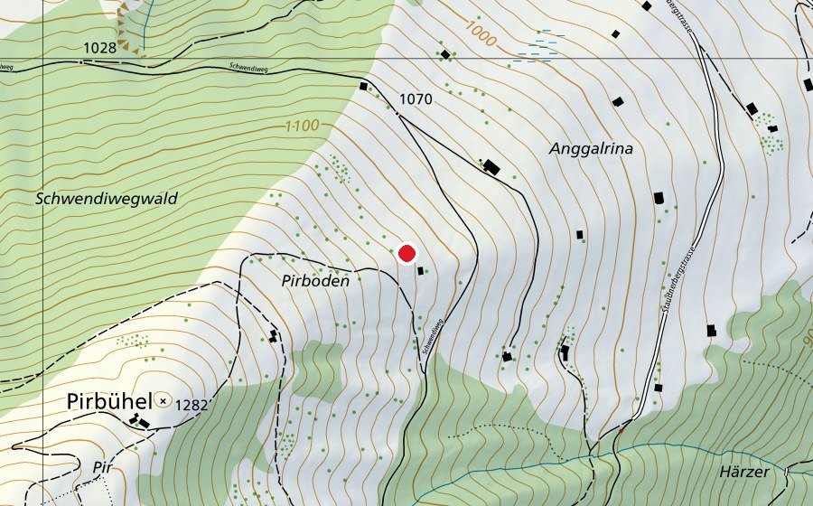 Carte indiquant l’emplacement de Studnerberg (Terrain de sport)