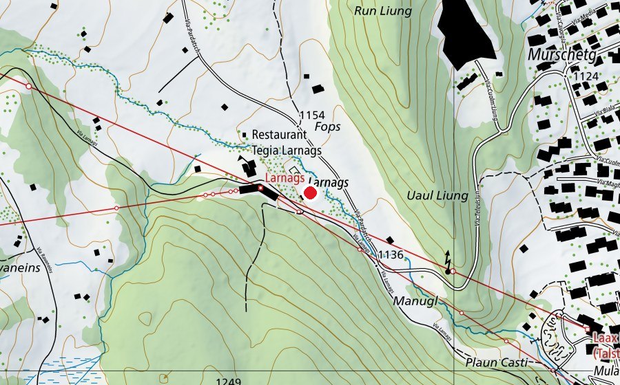 Carte indiquant l’emplacement de Tennisclub Larnags (Terrain de sport)
