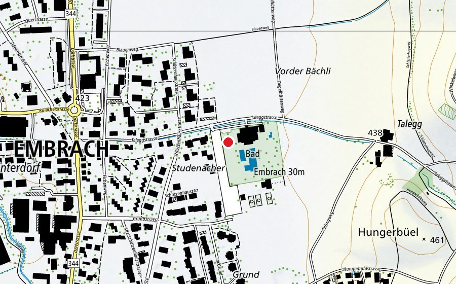 Mappa con la posizione di Volleyball (Campo sportivo)