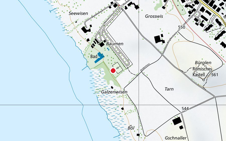 Mappa con la posizione di Volleyball (Campo sportivo)