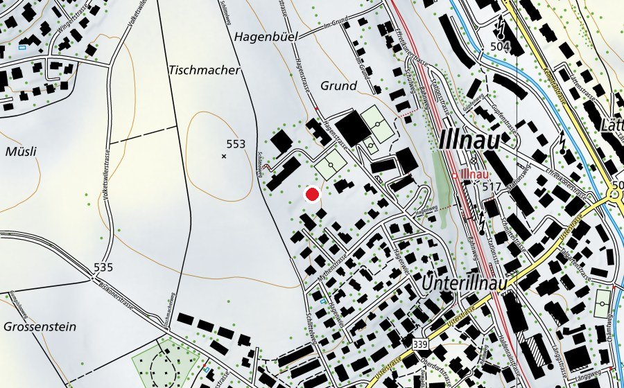 Carte indiquant l’emplacement de Weitsprunganlage (Terrain de sport)